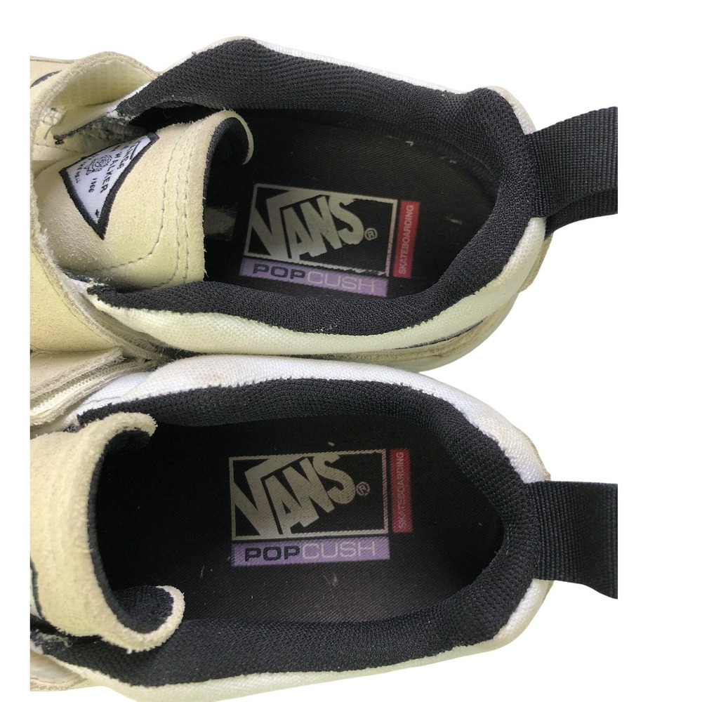 Vans Kyle Walker Pro 2 Pop Cush Wafflecup Skate Shoes Mens 6.5 Cream Black Suede - Picture 7 of 12